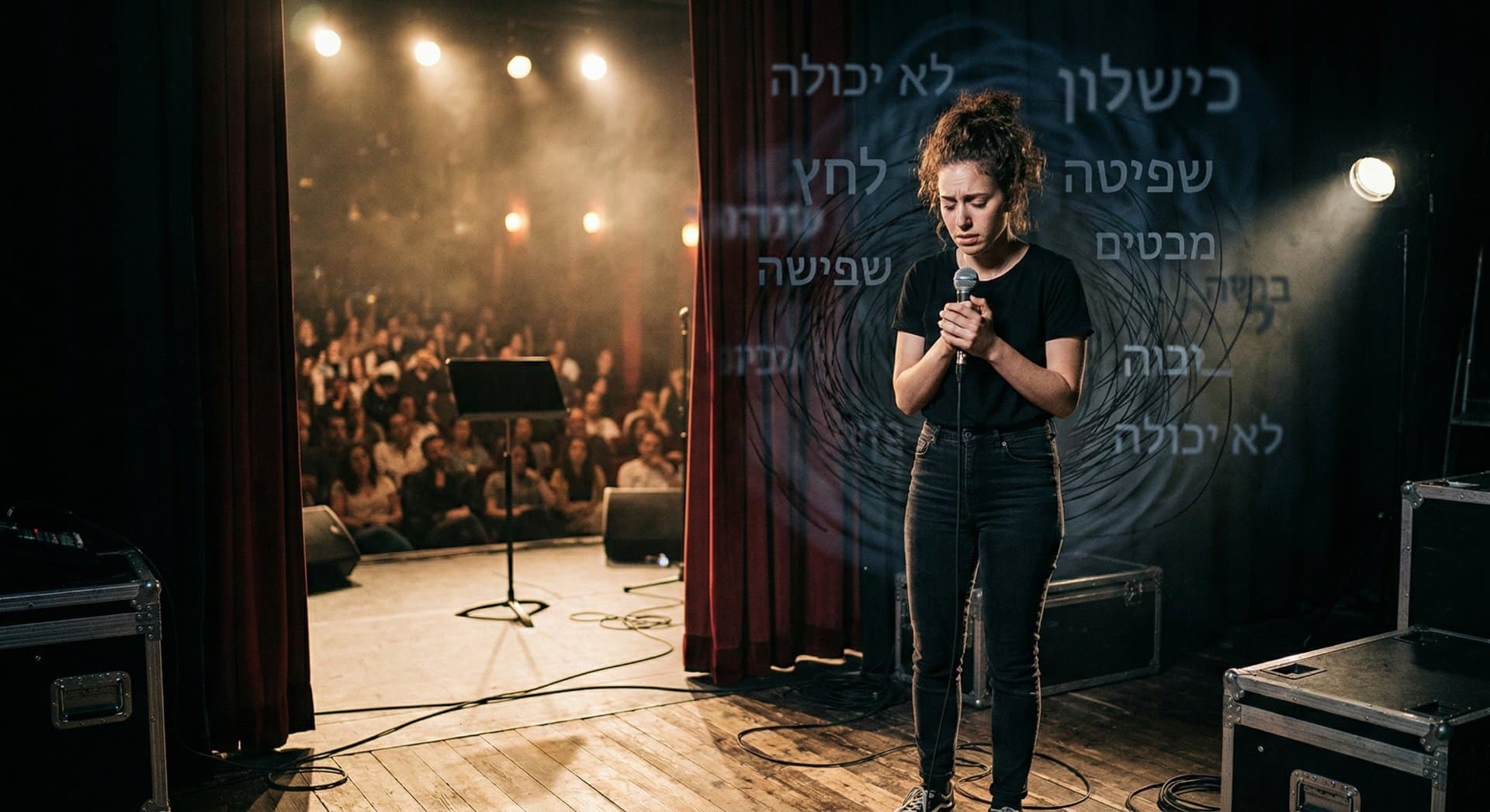 ילד יושב מול שולחן עם דף נייר, נראה מהורהר ומתוח, באווירה רכה ותומכת